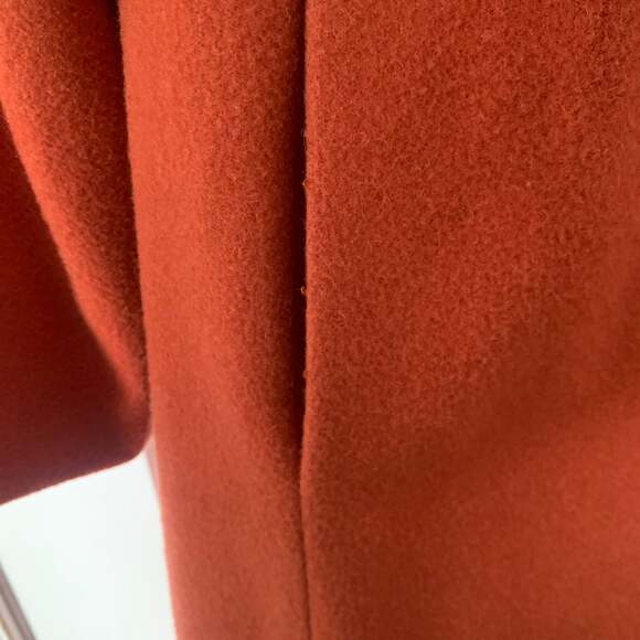 Vintage-Jessica‎ London Orange Wool Blend Car Coat Women’s 16W Plus - Picture 5 of 11